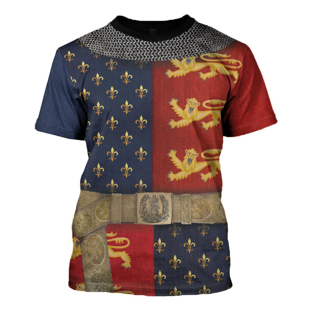 CustomsPig Henry V of England Knight Costume Hoodie Sweatshirt T-Shirt Tracksuit - CustomsPig.com