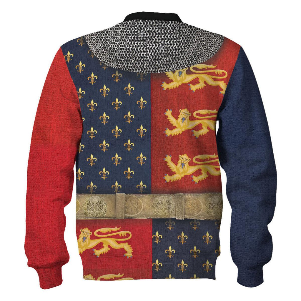 CustomsPig Henry V of England Knight Costume Hoodie Sweatshirt T-Shirt Tracksuit - CustomsPig.com