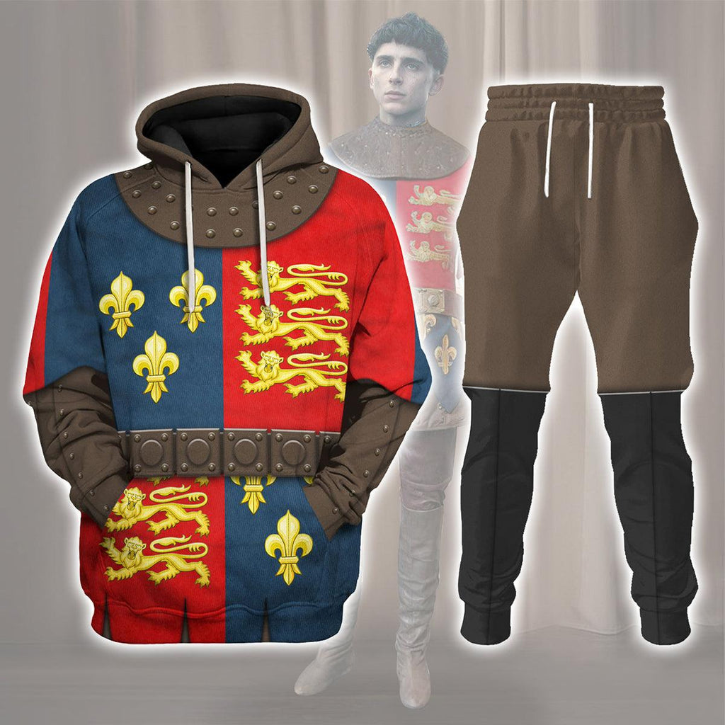 CustomsPig Henry V of England Knights Costume Hoodie Sweatshirt T-Shirt Tracksuit - CustomsPig.com