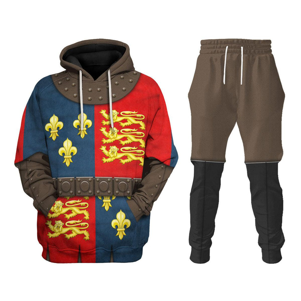 CustomsPig Henry V of England Knights Costume Hoodie Sweatshirt T-Shirt Tracksuit - CustomsPig.com