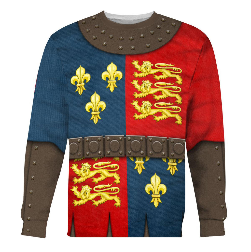 CustomsPig Henry V of England Knights Costume Hoodie Sweatshirt T-Shirt Tracksuit - CustomsPig.com