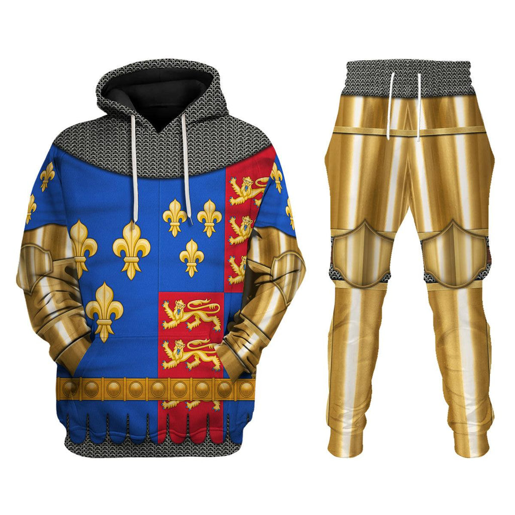 CustomsPig Henry VI Of England Amour Knights Costume Hoodie Sweatshirt T-Shirt Tracksuit - CustomsPig.com