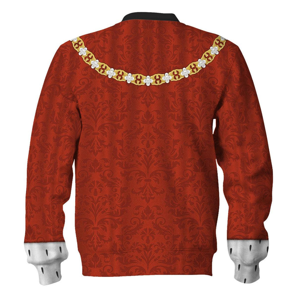 CustomsPig Henry VII of England Costume Hoodie Sweatshirt T-Shirt Tracksuit - CustomsPig.com