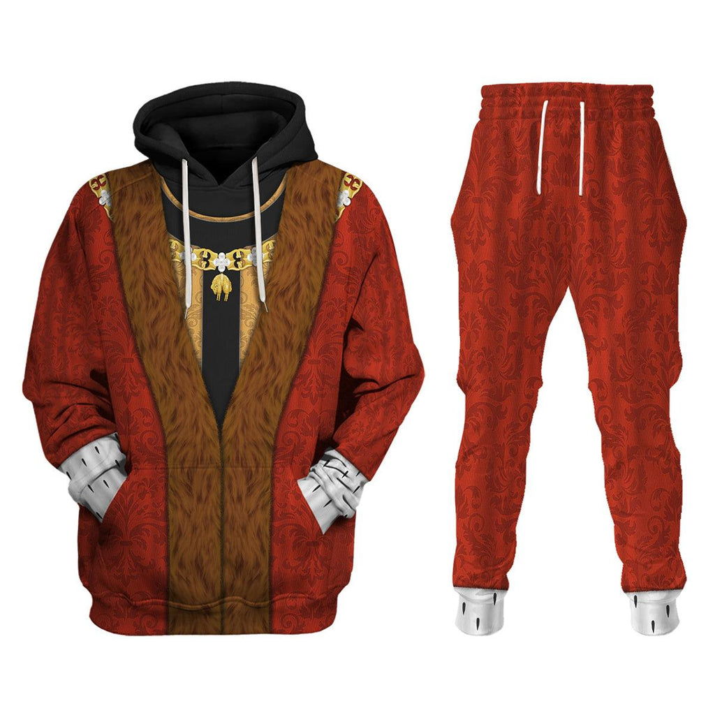 CustomsPig Henry VII of England Costume Hoodie Sweatshirt T-Shirt Tracksuit - CustomsPig.com