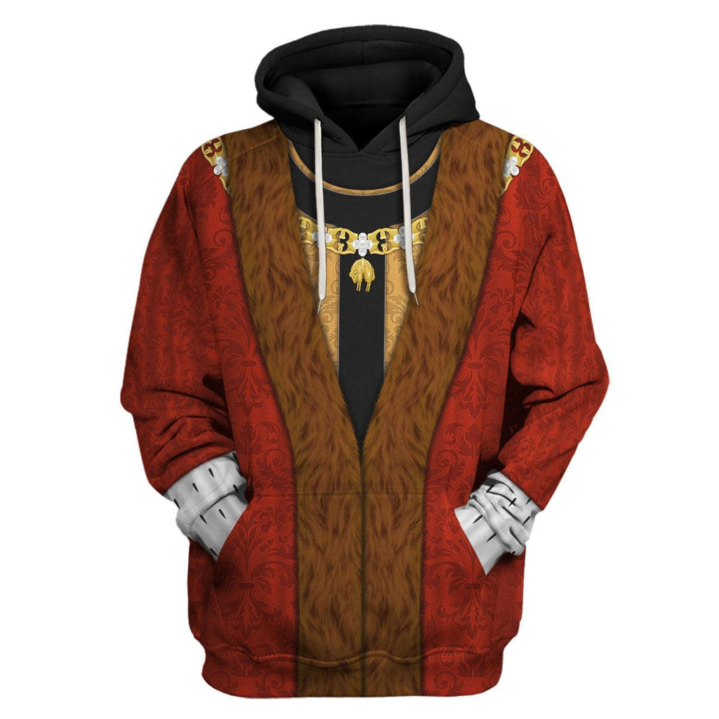 CustomsPig Henry VII of England Costume Hoodie Sweatshirt T-Shirt Tracksuit - CustomsPig.com