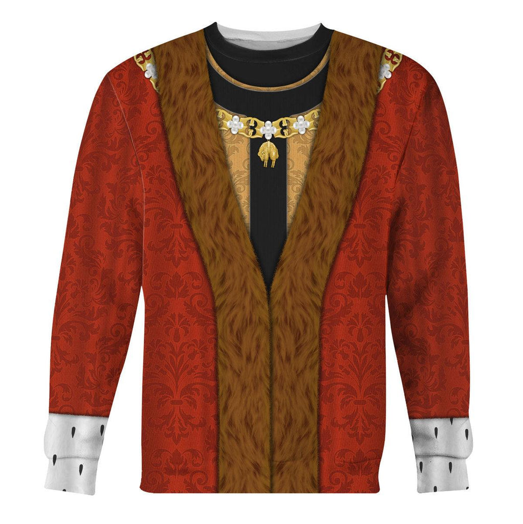 CustomsPig Henry VII of England Costume Hoodie Sweatshirt T-Shirt Tracksuit - CustomsPig.com