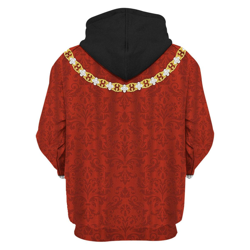 CustomsPig Henry VII of England Costume Hoodie Sweatshirt T-Shirt Tracksuit - CustomsPig.com