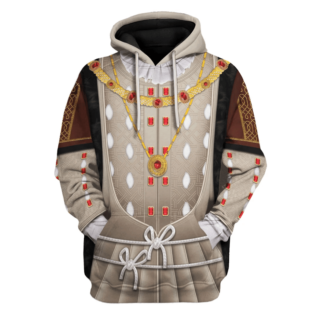  CustomsPig Henry VIII King of England Costume Hoodie Sweatshirt T-Shirt Tracksuit -  CustomsPig.com