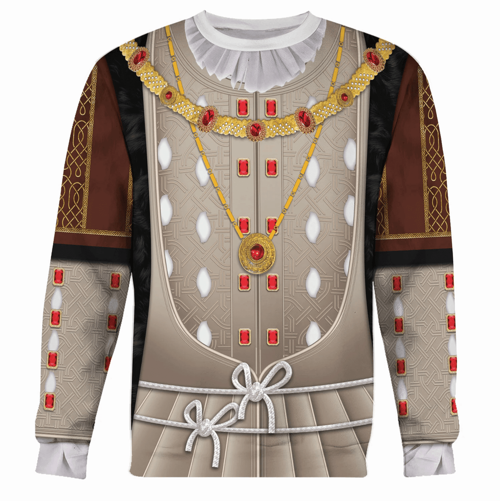  CustomsPig Henry VIII King of England Costume Hoodie Sweatshirt T-Shirt Tracksuit -  CustomsPig.com