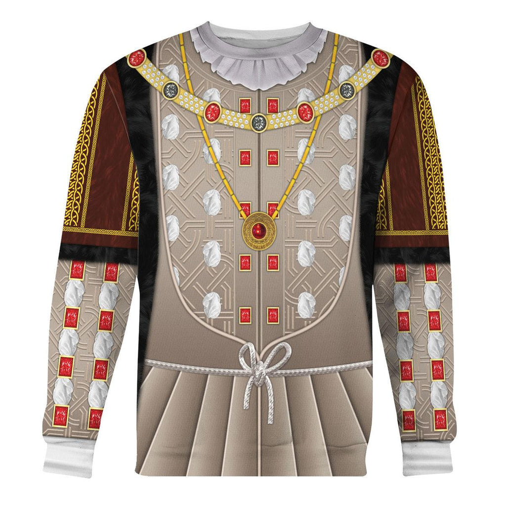 CustomsPig Henry VIII of England Costume Hoodie Sweatshirt T-Shirt Tracksuit - CustomsPig.com