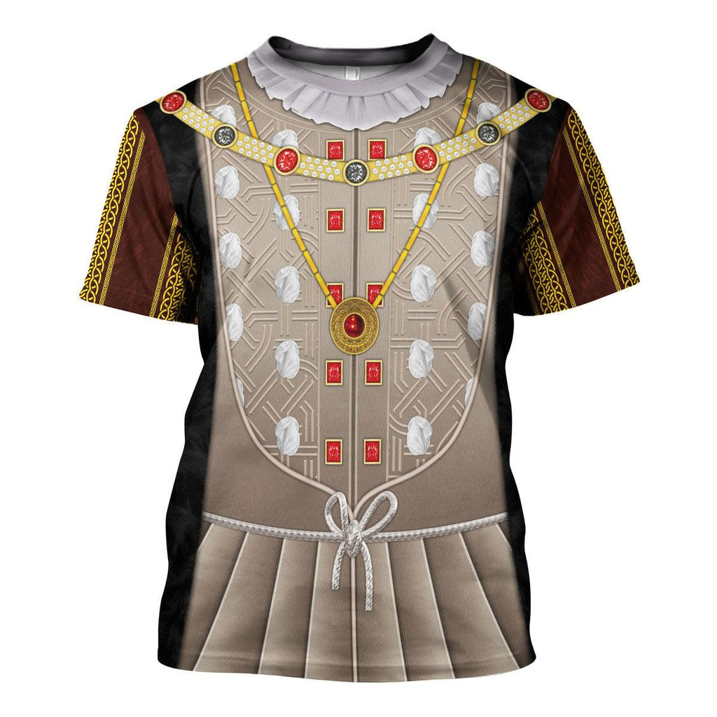 CustomsPig Henry VIII of England Costume Hoodie Sweatshirt T-Shirt Tracksuit - CustomsPig.com