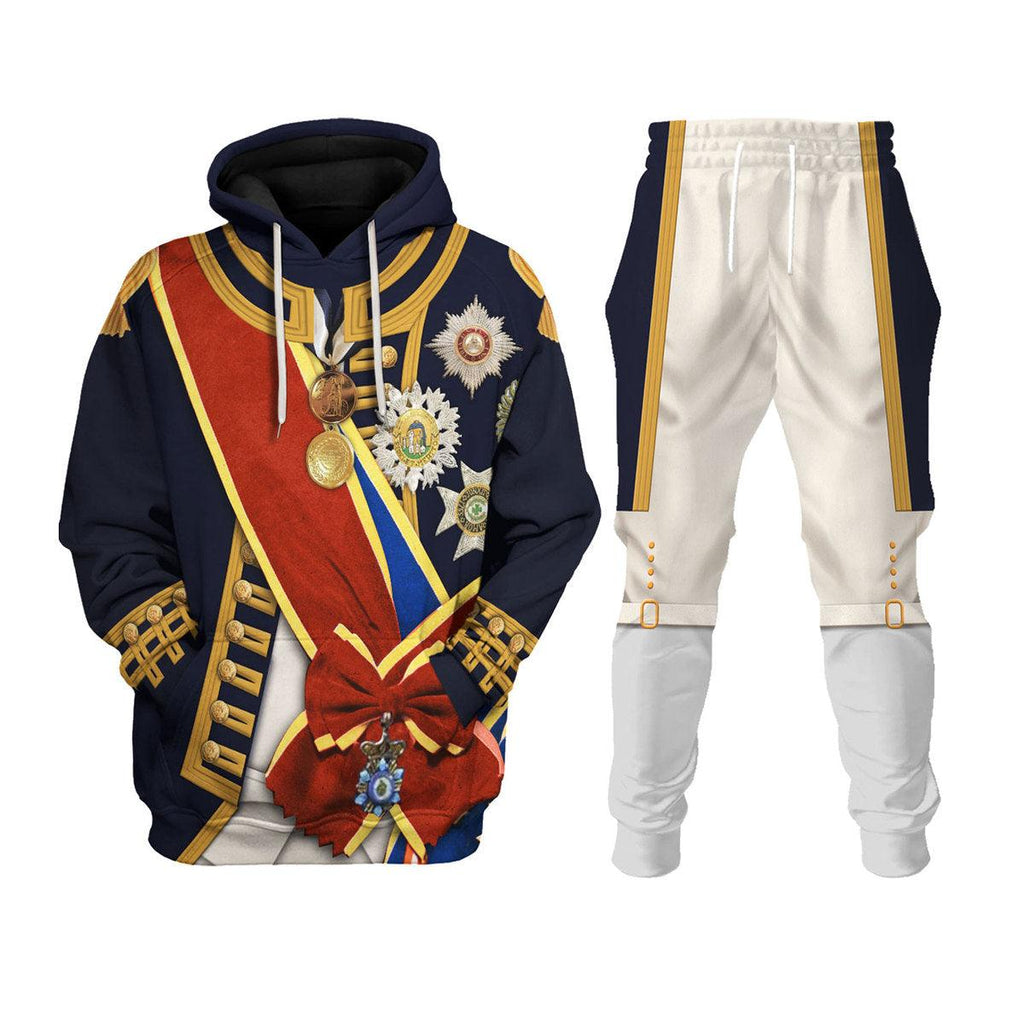 CustomsPig Horatio Nelson 1st Viscount Nelson Navy Sailor Costume Hoodie Sweatshirt T-Shirt Tracksuit - CustomsPig.com