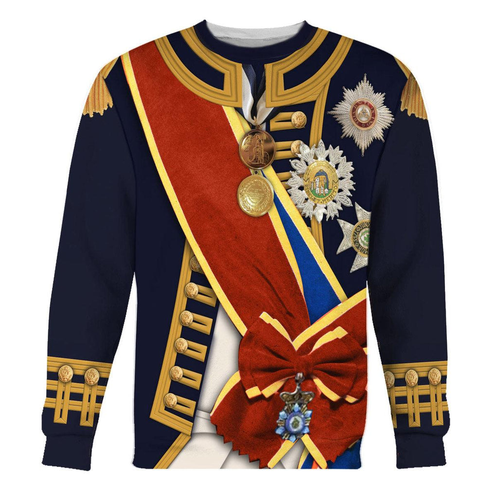 CustomsPig Horatio Nelson 1st Viscount Nelson Navy Sailor Costume Hoodie Sweatshirt T-Shirt Tracksuit - CustomsPig.com