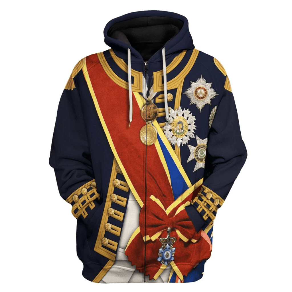  CustomsPig Horatio Nelson 1st Viscount Nelson Navy Sailor Costume Hoodie Sweatshirt T-Shirt Tracksuit -  CustomsPig.com