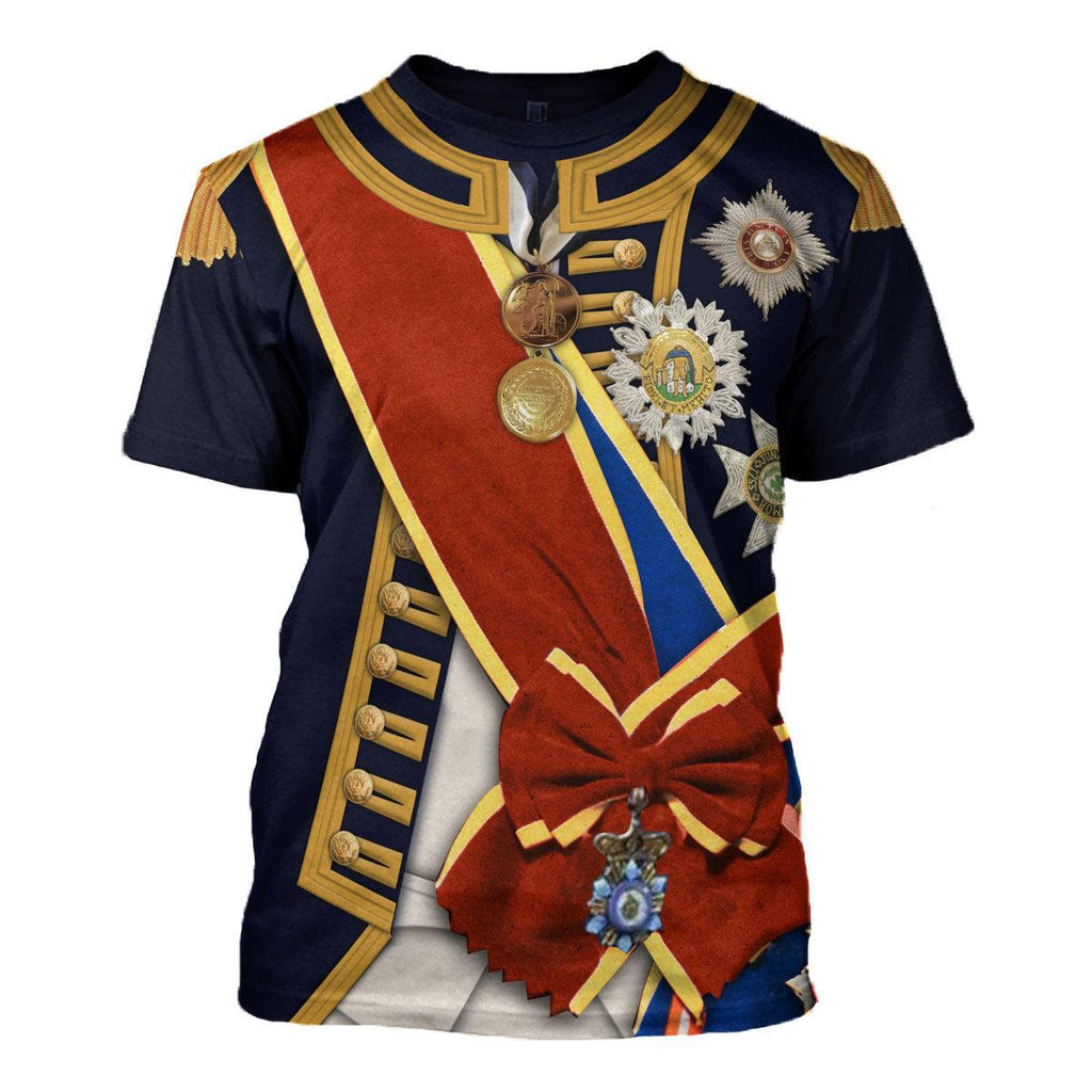 CustomsPig Horatio Nelson 1st Viscount Nelson Navy Sailor Costume Hoodie Sweatshirt T-Shirt Tracksuit - CustomsPig.com