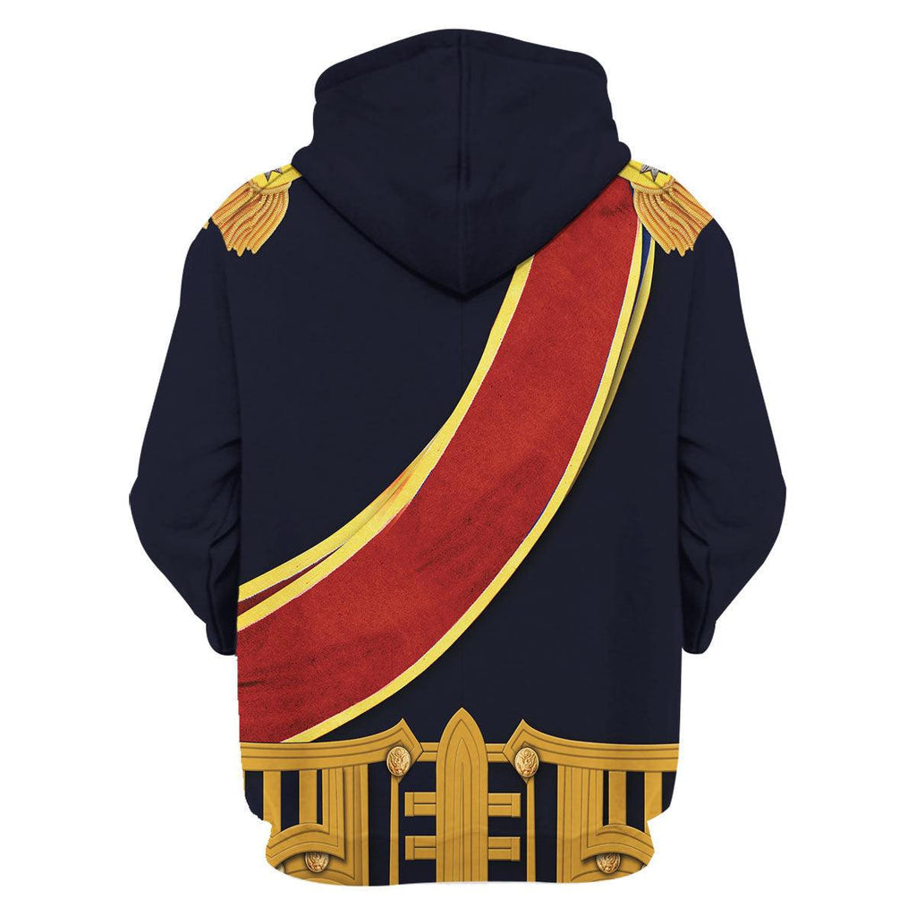 CustomsPig Horatio Nelson 1st Viscount Nelson Navy Sailor Costume Hoodie Sweatshirt T-Shirt Tracksuit - CustomsPig.com