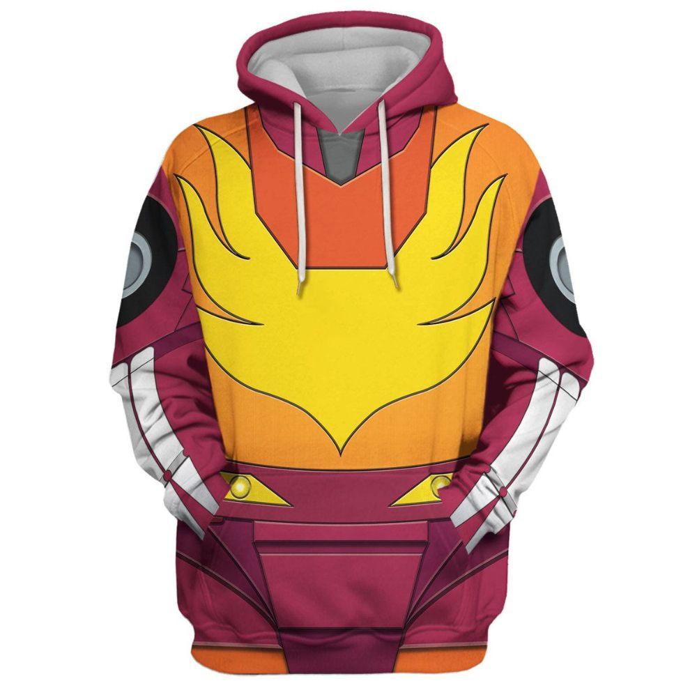  CustomsPig Hot Rodimus Costume Cosplay Hoodie Tracksuit -  CustomsPig