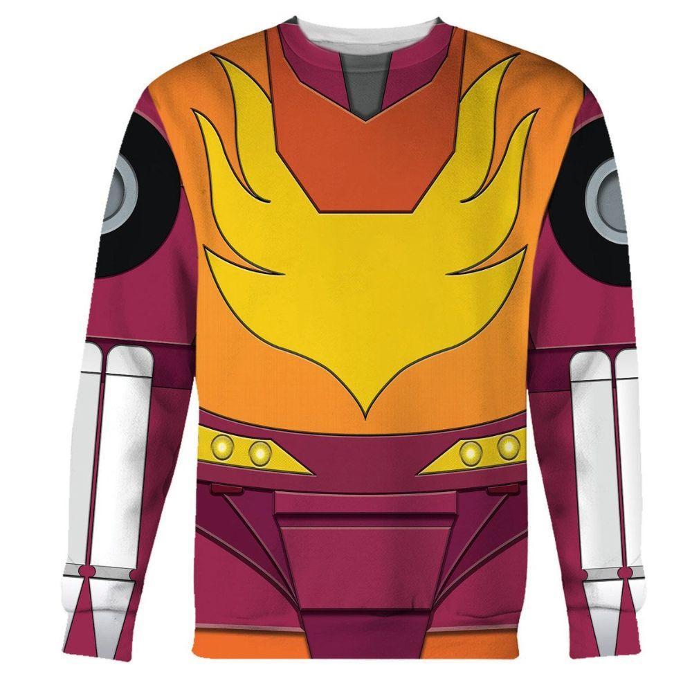  CustomsPig Hot Rodimus Costume Cosplay Hoodie Tracksuit -  CustomsPig