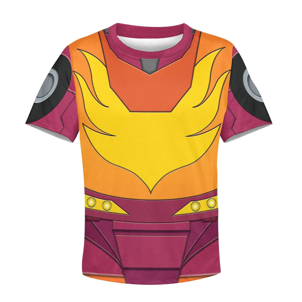  CustomsPig Hot Rodimus Kid Costume Cosplay Hoodie Sweatshirt T-Shirt -  CustomsPig.com