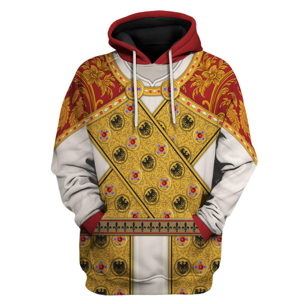 CustomsPig Imperial Dress of Holy Roman Emperor Costume Hoodie Sweatshirt T-Shirt Tracksuit - CustomsPig.com