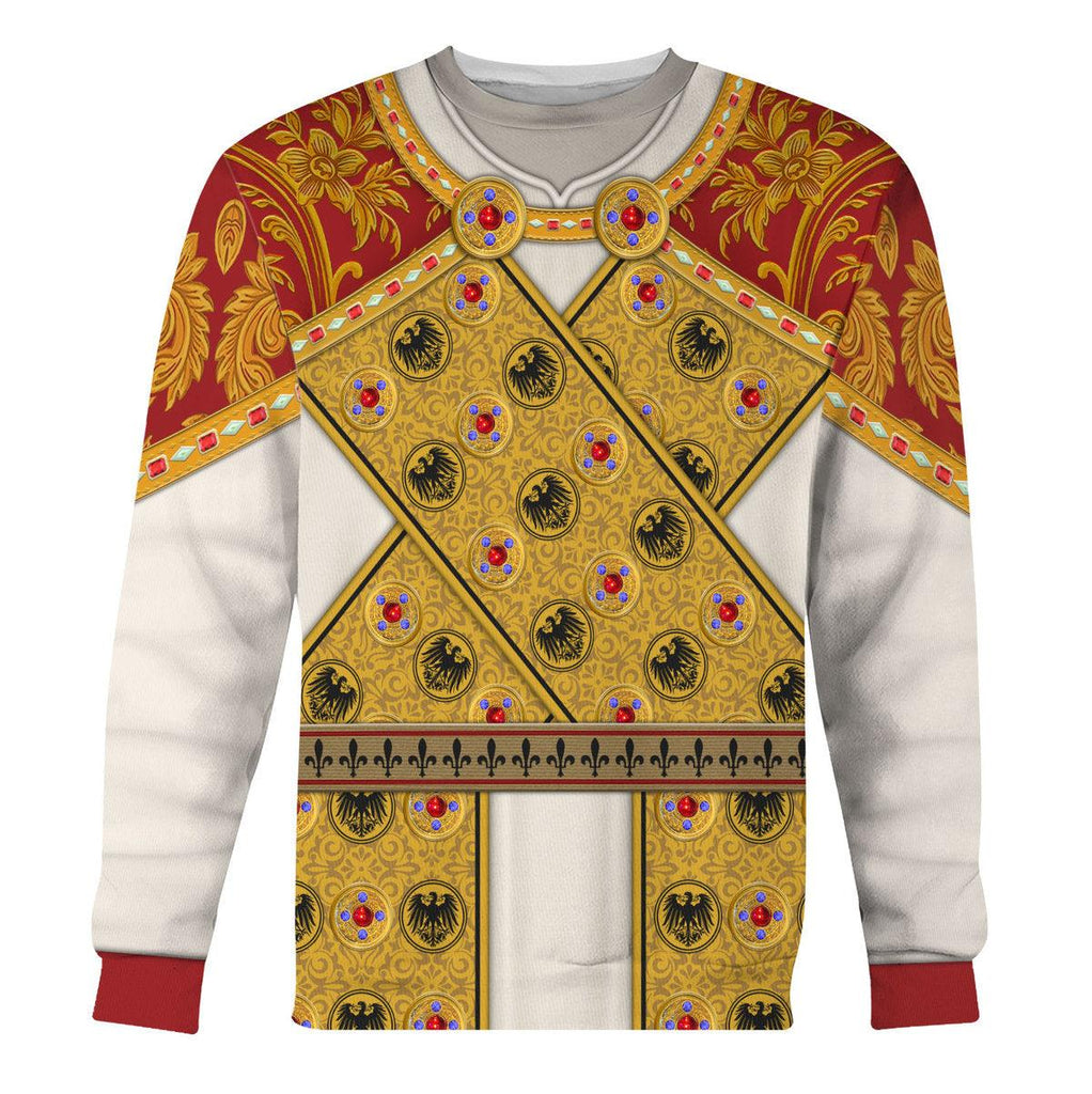 CustomsPig Imperial Dress of Holy Roman Emperor Costume Hoodie Sweatshirt T-Shirt Tracksuit - CustomsPig.com