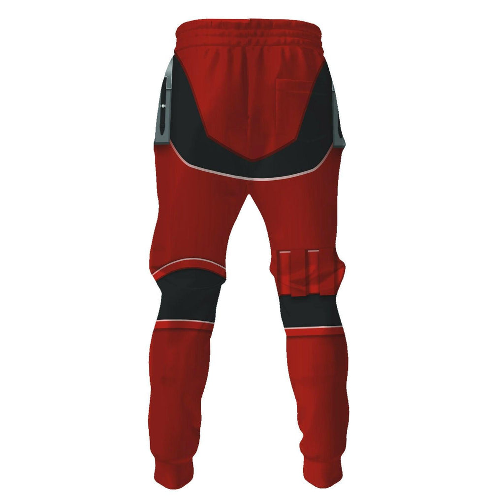 CustomsPig Imprerial Crimson Stormtrooper Costume Hoodie Sweatshirt T-Shirt Sweatpants - CustomsPig.com