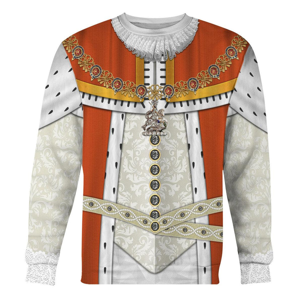 CustomsPig James I of England Costume Hoodie Sweatshirt T-Shirt Tracksuit - CustomsPig.com