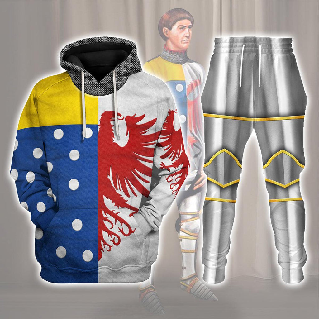 CustomsPig Jean le Meingre - Battle of Agincourt Costume Hoodie Sweatshirt T-Shirt Tracksuit - CustomsPig.com