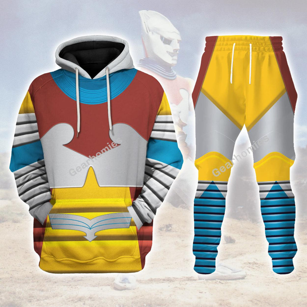 CustomsPig Jet Jaguar Godzilla Movies Costume Hoodie Sweatshirt T-Shirt Sweatpants - CustomsPig