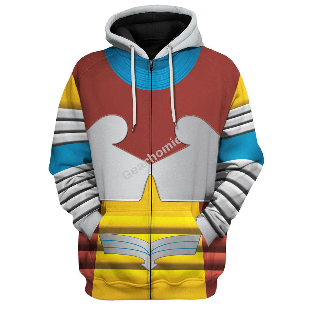 CustomsPig Jet Jaguar Godzilla Movies Costume Hoodie Sweatshirt T-Shirt Sweatpants - CustomsPig