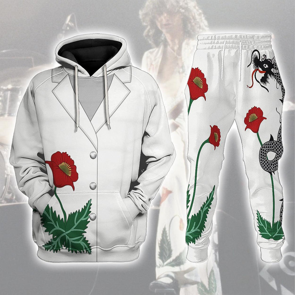 CustomsPig Jimmy Page 1977 Costume V1 Hoodie Sweatshirt T-Shirt Tracksuit - CustomsPig.com