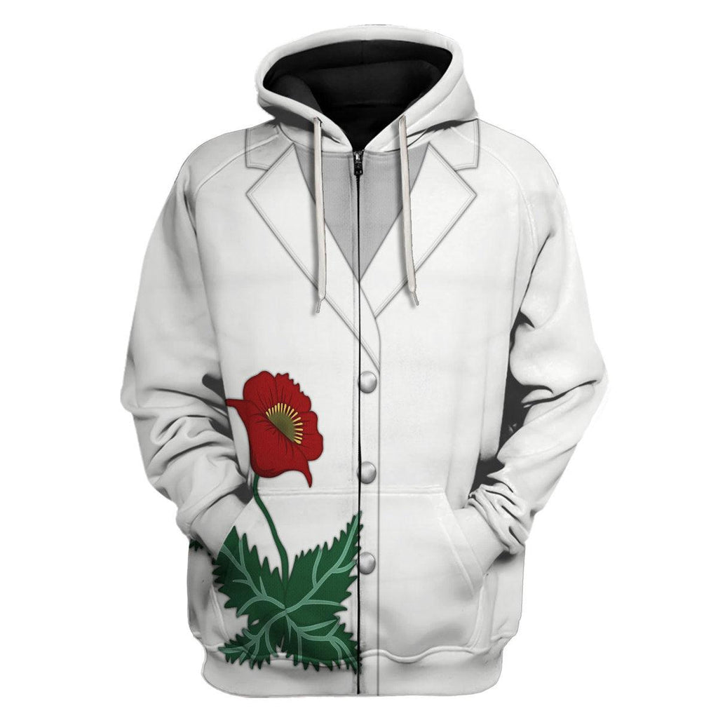 CustomsPig Jimmy Page 1977 Costume V1 Hoodie Sweatshirt T-Shirt Tracksuit - CustomsPig.com