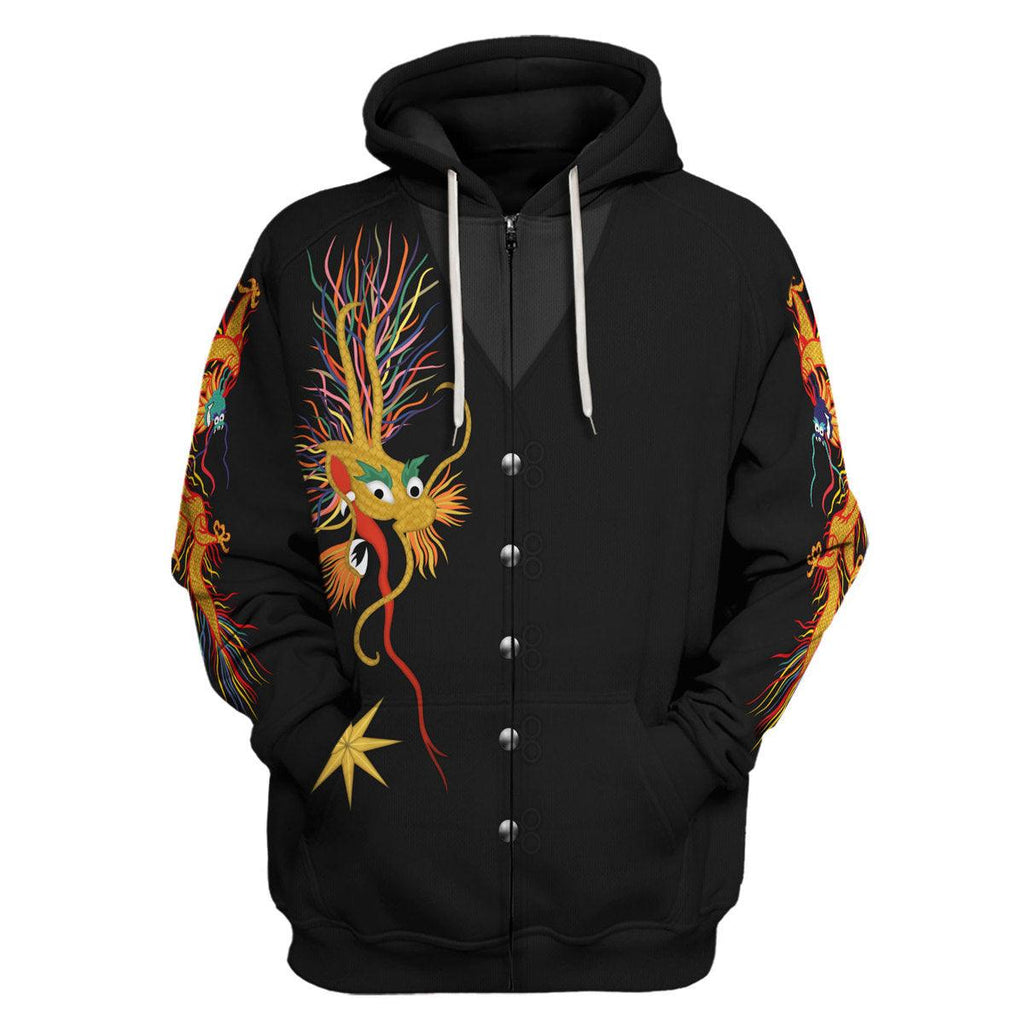 CustomsPig Jimmy Page Dragon Suit Costume Hoodie Sweatshirt T-Shirt Tracksuit - CustomsPig.com