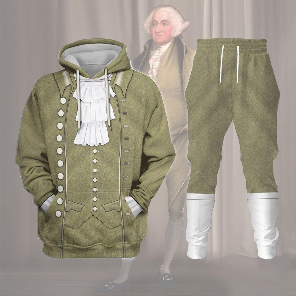  CustomsPig John Adams U.S. President Costume Hoodie Sweatshirt T-Shirt Tracksuit -  CustomsPig.com