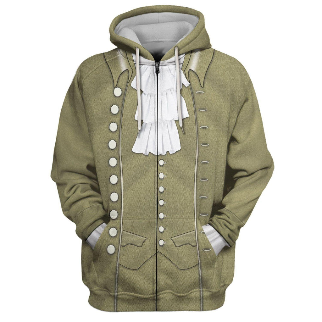  CustomsPig John Adams U.S. President Costume Hoodie Sweatshirt T-Shirt Tracksuit -  CustomsPig.com