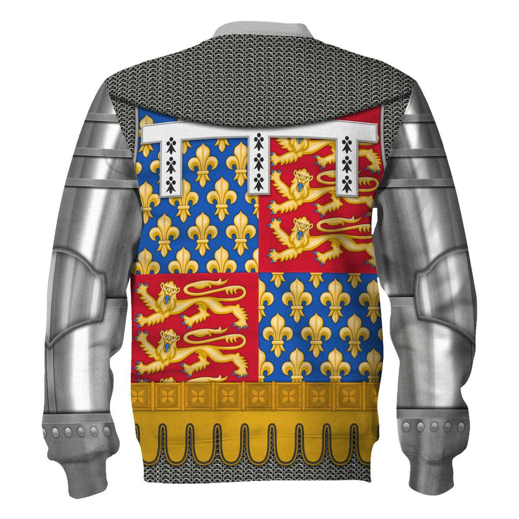 CustomsPig John of Gaunt, Duke of Lancaster Amour Knights Costume Hoodie Sweatshirt T-Shirt Tracksuit - CustomsPig.com