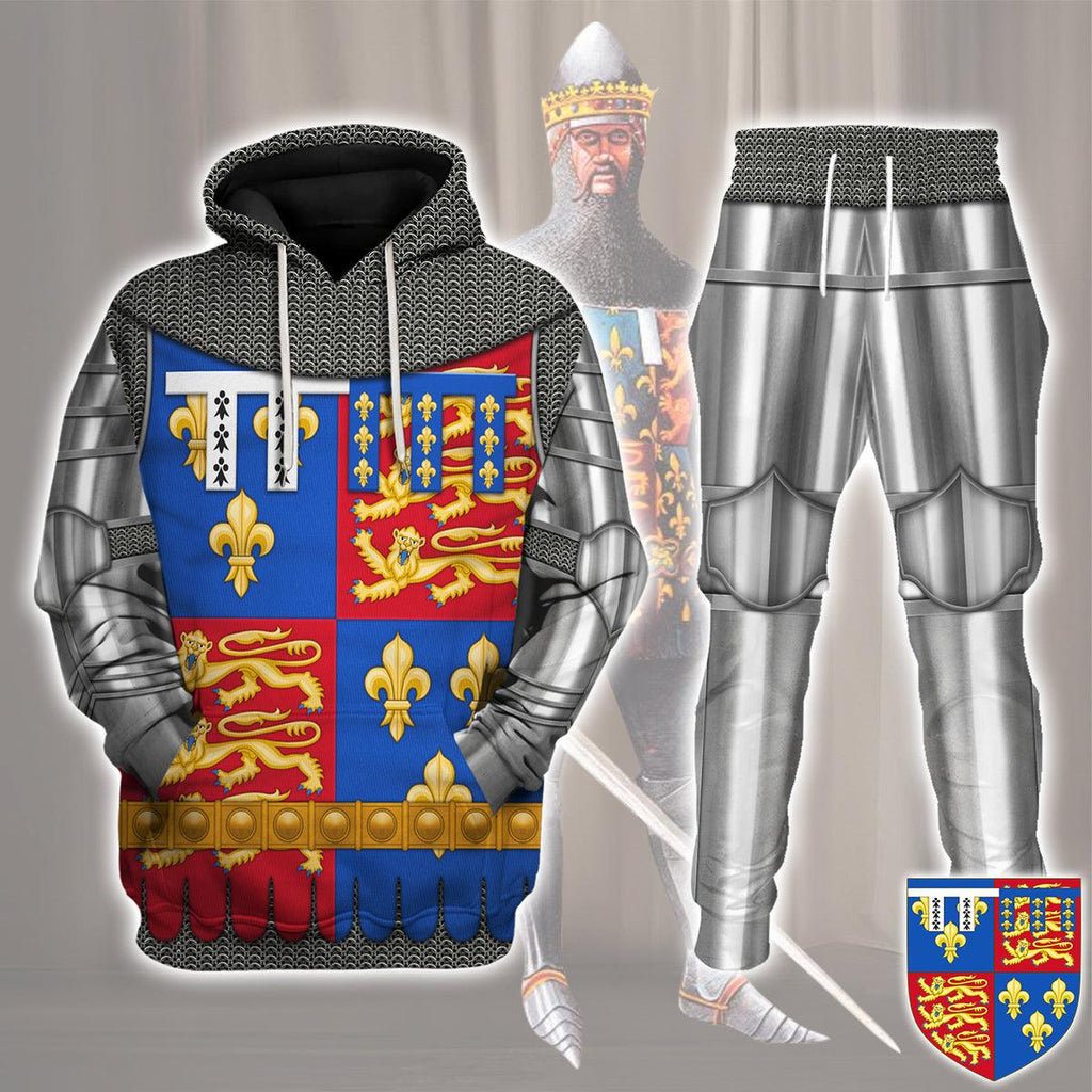 CustomsPig John of Lancaster, 1st Duke of Bedford Amour Knights Costume Hoodie Sweatshirt T-Shirt Tracksuit - CustomsPig.com