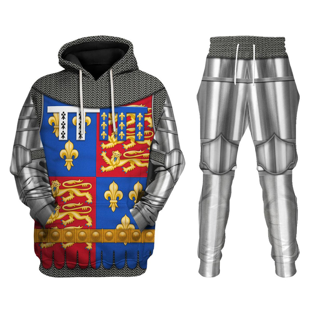 CustomsPig John of Lancaster, 1st Duke of Bedford Amour Knights Costume Hoodie Sweatshirt T-Shirt Tracksuit - CustomsPig.com