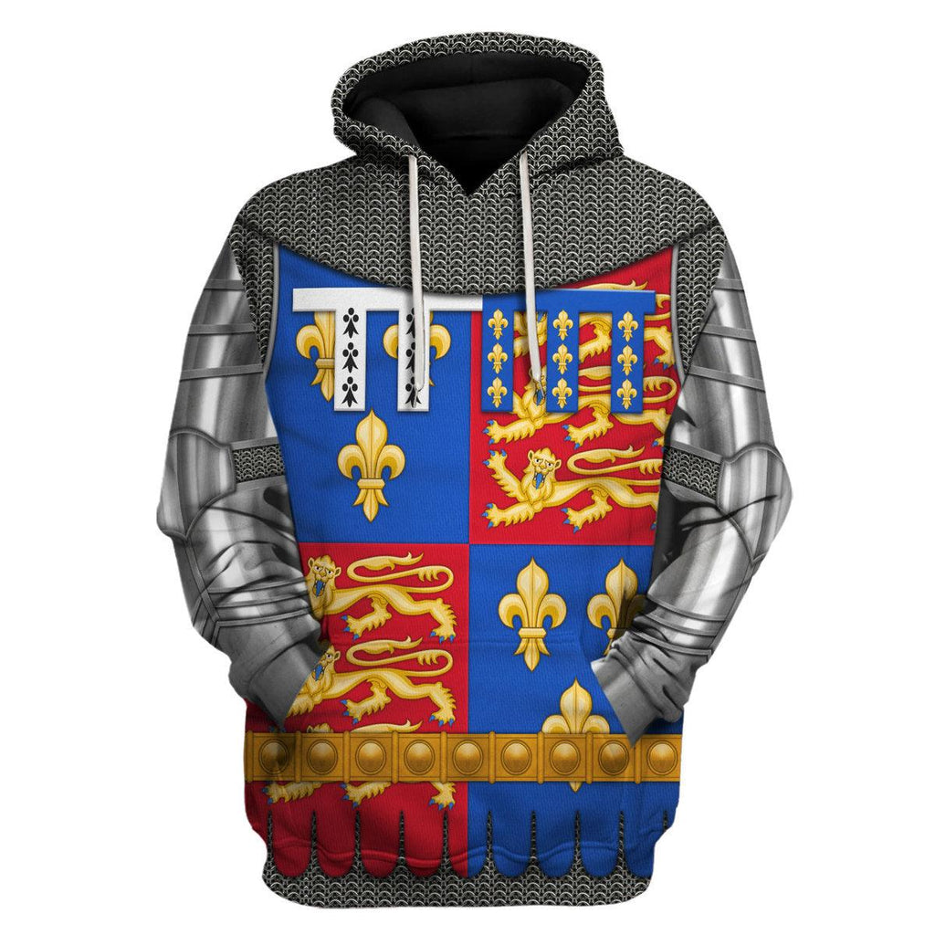 CustomsPig John of Lancaster, 1st Duke of Bedford Amour Knights Costume Hoodie Sweatshirt T-Shirt Tracksuit - CustomsPig.com