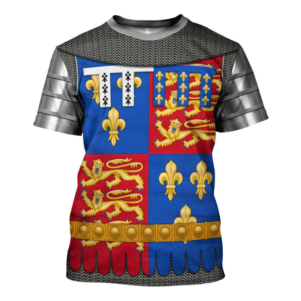 CustomsPig John of Lancaster, 1st Duke of Bedford Amour Knights Costume Hoodie Sweatshirt T-Shirt Tracksuit - CustomsPig.com