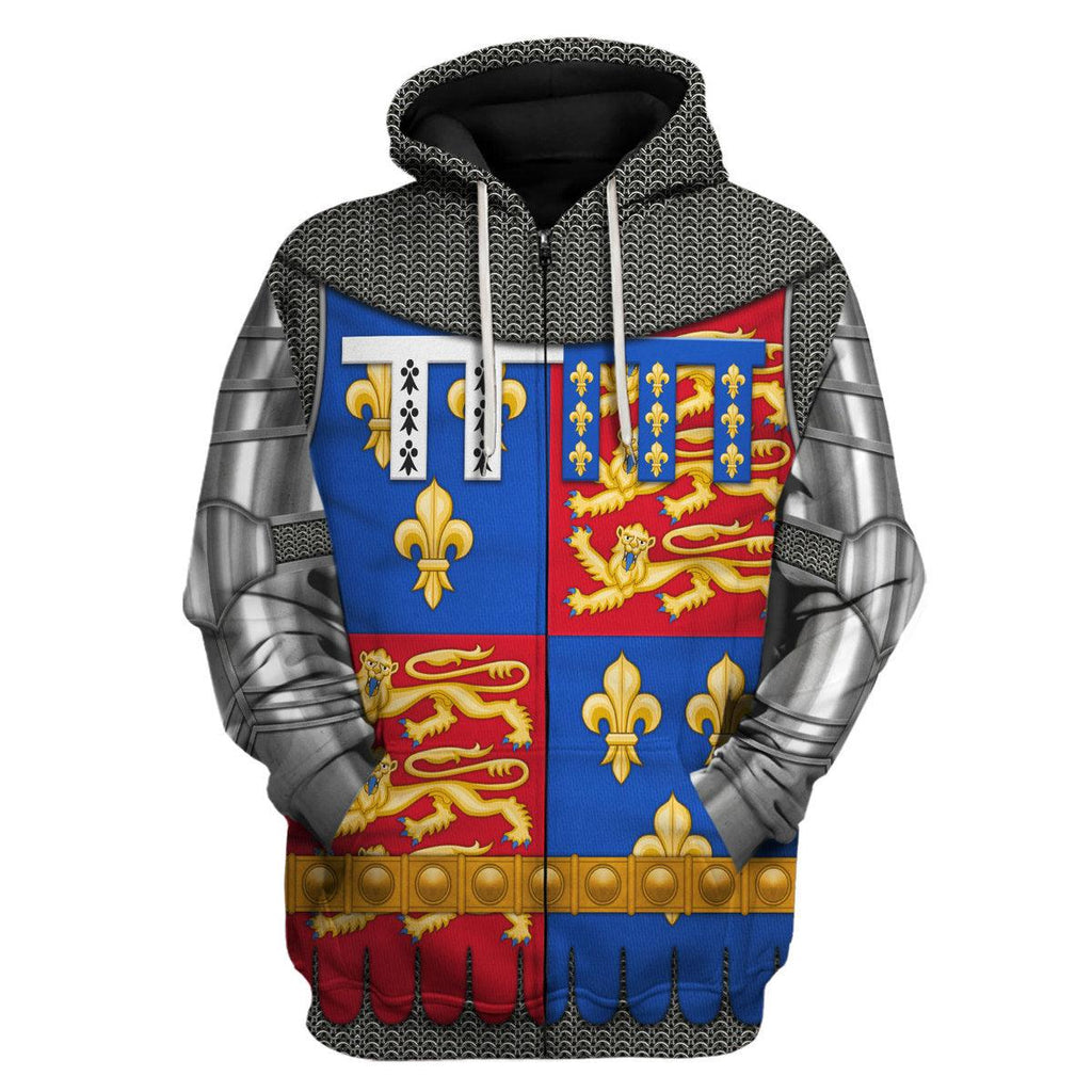 CustomsPig John of Lancaster, 1st Duke of Bedford Amour Knights Costume Hoodie Sweatshirt T-Shirt Tracksuit - CustomsPig.com