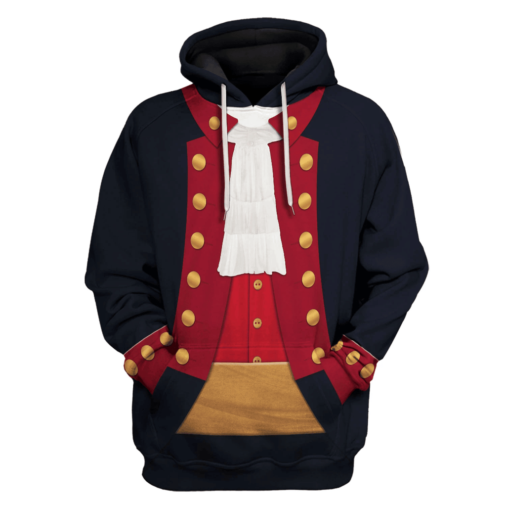  CustomsPig John Paul Jones Revolutionary War Costume Hoodie Sweatshirt T-Shirt Tracksuit -  CustomsPig.com