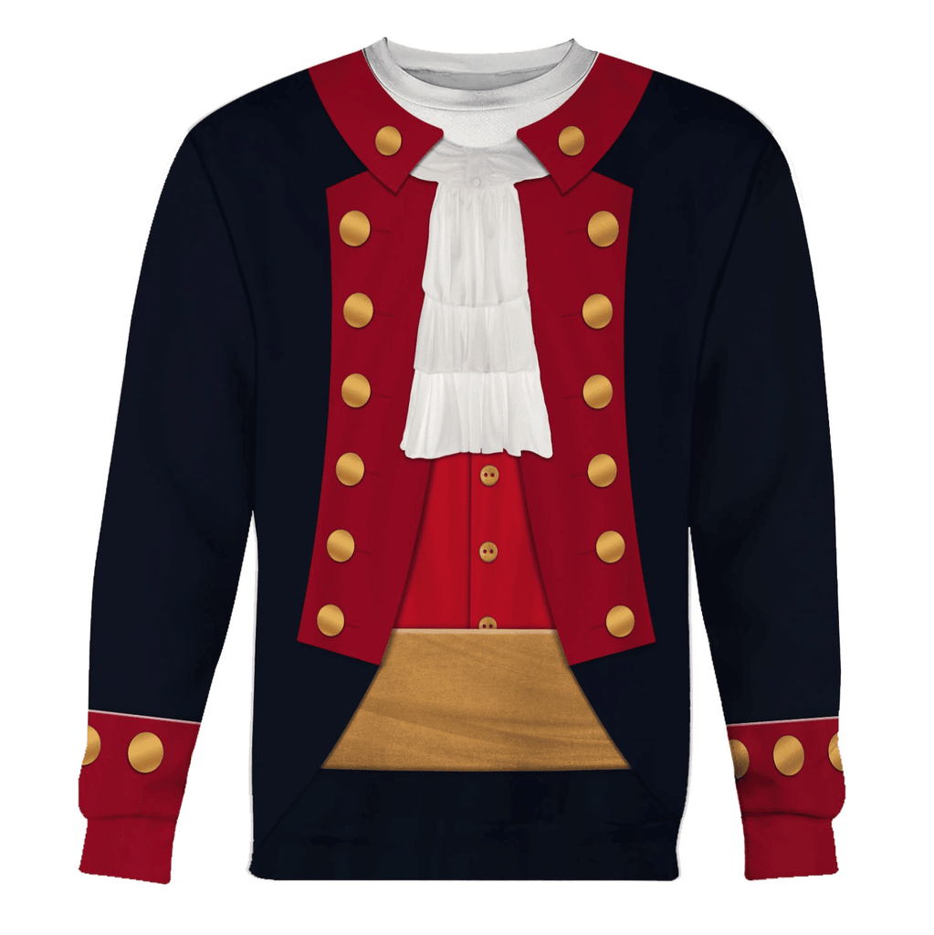  CustomsPig John Paul Jones Revolutionary War Costume Hoodie Sweatshirt T-Shirt Tracksuit -  CustomsPig.com