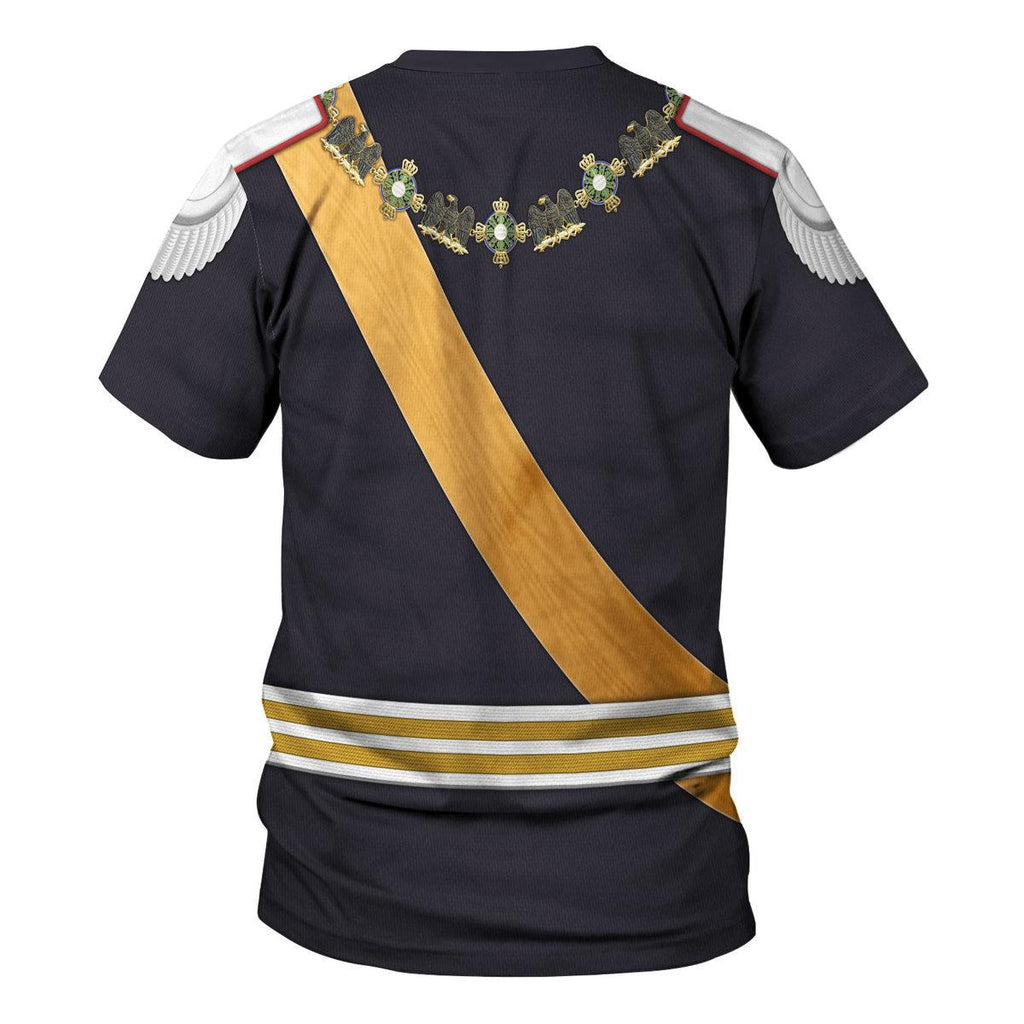 CustomsPig Kaiser Wilhelm II Gala Uniform with Degen German Empire Costume Hoodie Sweatshirt T-Shirt Tracksuit - CustomsPig.com