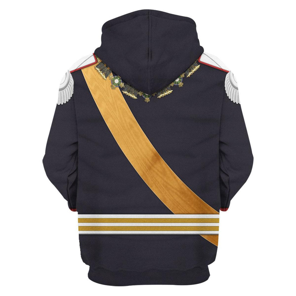 CustomsPig Kaiser Wilhelm II Gala Uniform with Degen German Empire Costume Hoodie Sweatshirt T-Shirt Tracksuit - CustomsPig.com