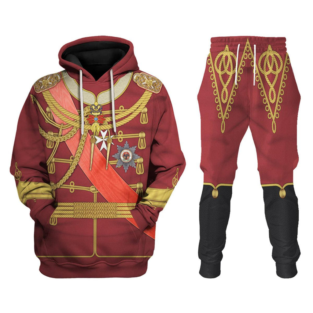 CustomsPig Kaiser Wilhelm II Uniform Austria-Hungary Costume Hoodie Sweatshirt T-Shirt Tracksuit - CustomsPig.com