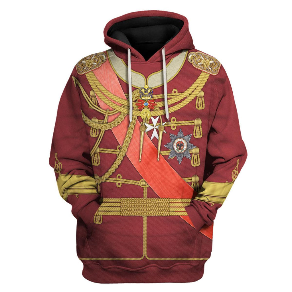 CustomsPig Kaiser Wilhelm II Uniform Austria-Hungary Costume Hoodie Sweatshirt T-Shirt Tracksuit - CustomsPig.com