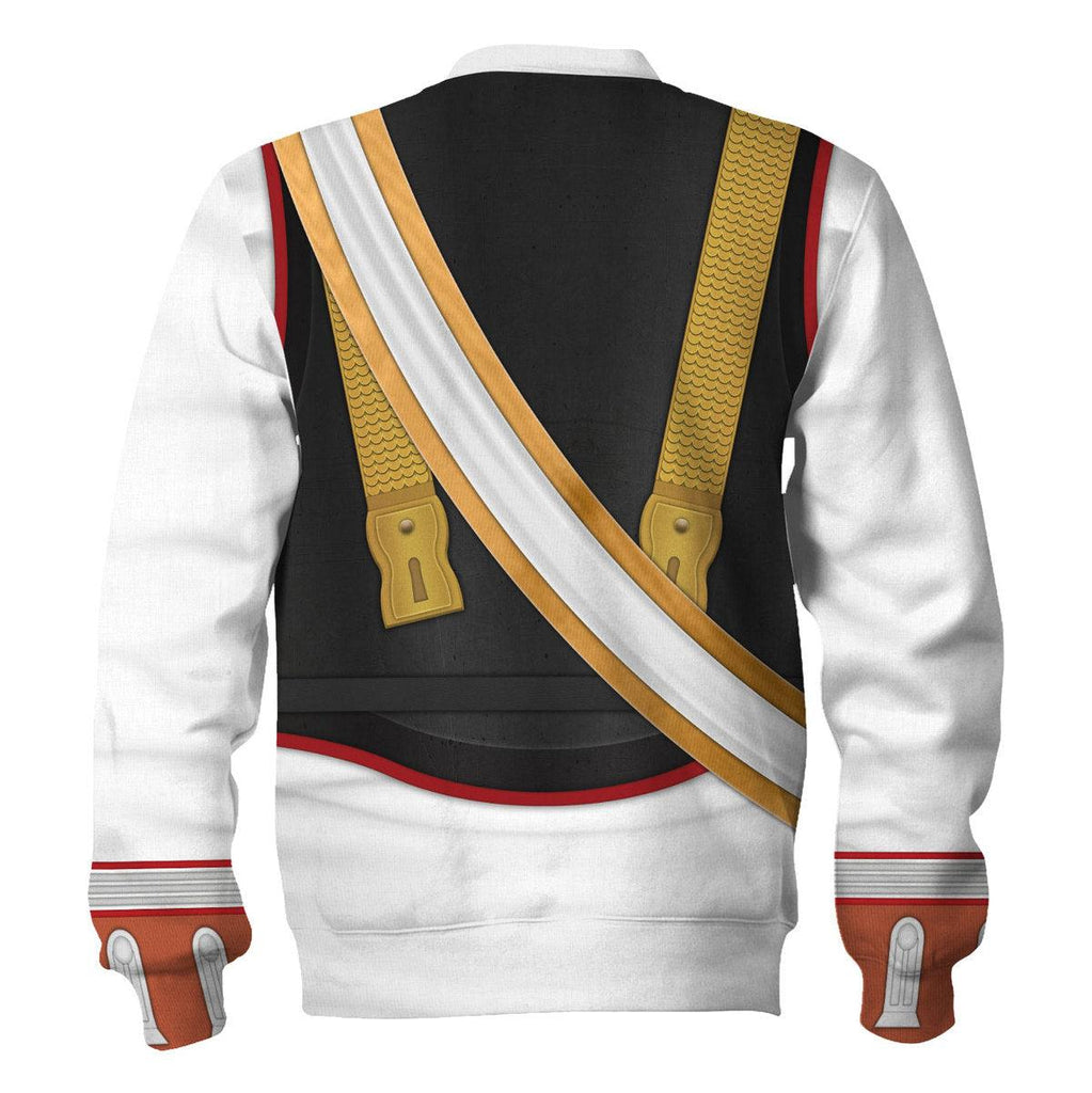 CustomsPig Kaiser Wilhelm II Uniform Garde du German Emperor Costume Hoodie Sweatshirt T-Shirt Tracksuit - CustomsPig.com