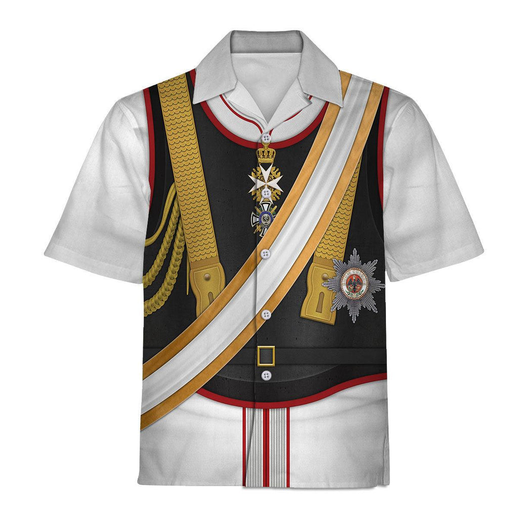 CustomsPig Kaiser Wilhelm II Uniform Garde du German Emperor Costume Hoodie Sweatshirt T-Shirt Tracksuit - CustomsPig.com