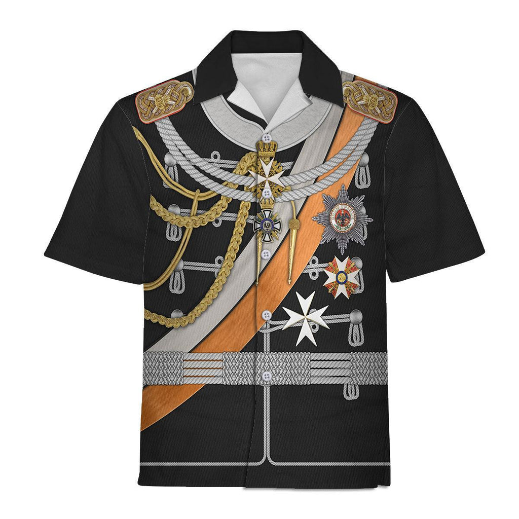 CustomsPig Kaiser Wilhelm II Uniform German Emperor & King of Prussia Costume Hoodie Sweatshirt T-Shirt Tracksuit - CustomsPig.com